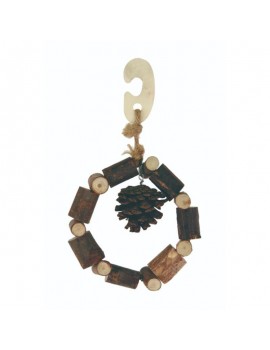 BRINQUEDO DE MADEIRA BUBIMEX | PARA ROEDORES - Ø13CM
