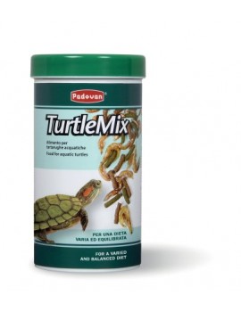 TURTLE MIX PADOVAN | ALIMENTO COMPLETO PARA TARTARUGAS DE ÁGUA - 40GR / 250ML