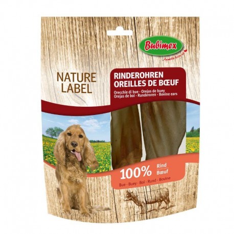 ORELHAS DE BOI NATURE LABEL BUBIMEX | PARA CÃES - 2UN