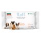 TOALHITAS HÚMIDAS FLUFF | TALCO - 40UN / 20 x 30CM