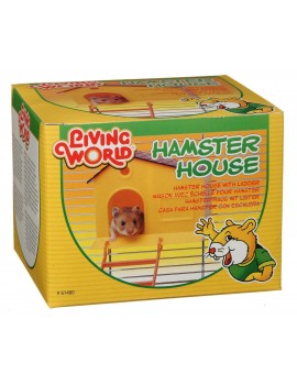 CASA P/ROEDORES PLAST. C/ESCADA