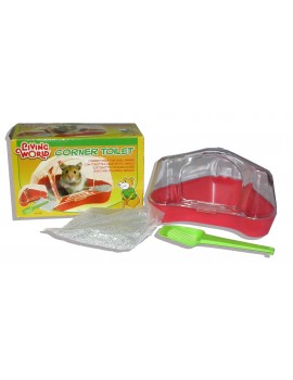 CASA DE BANHO P/ROEDORES MED. VERMELHA