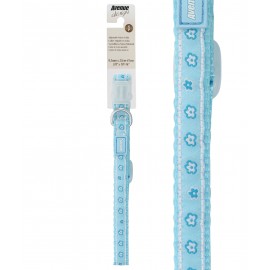 COLEIRA AV. DESIGN AZUL 25-41cm x 13mm