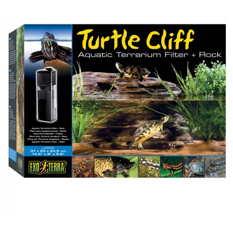 ROCHA C/FILTRO P/ TARTARUGAS L