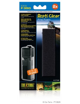 MASSA FILT. ESPONJA FINA 2 UNID. P/REPTI CLEAR F350