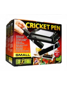 CRICKET PEN SMALL EXO TERRA | SALA DE ESPERA COM TUBOS DISPENSADORES - 18x14x11CM