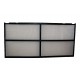 TAMPA DE REDE PARA TERRÁRIOS NATURAL LARGE | PEÇA DE SUBSTITUIÇÃO EXO TERRA - 45x90CM