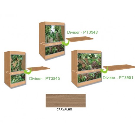 DIVISOR VIVÁRIO PT3927, CARVALHO