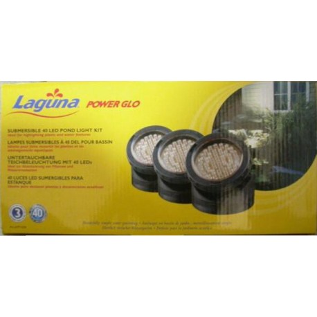 ILUMINAÃÃO 40 LED SUBMERSÃVEL P/LAGO