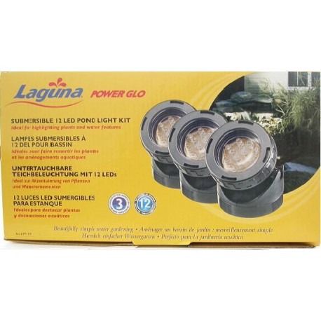ILUMINAÃÃO 12 LED SUBMERSÃVEL P/LAGO