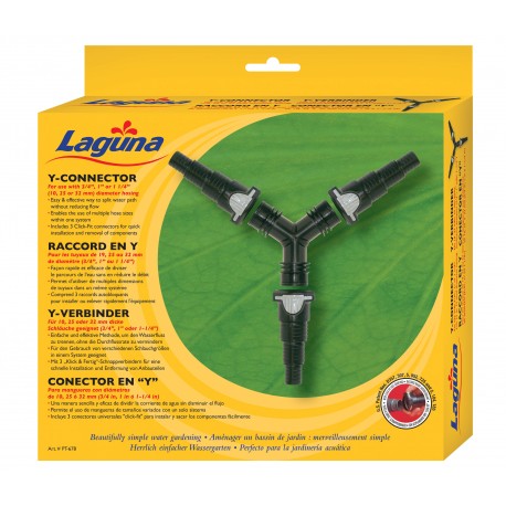 CONECTOR EM "Y" P/MANGUEIRAS C/DIAM. 19, 25 E 32CM LAGUNA
