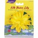 NENUFAR EM SEDA AMARELA 26 CM
