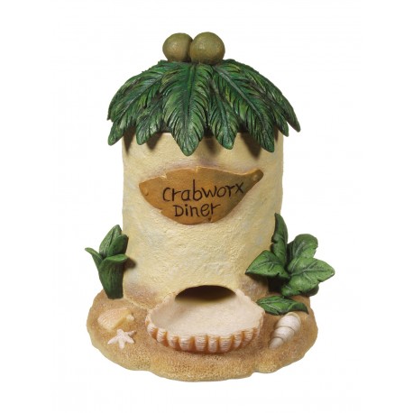 COMEDOURO POLIRESINA CRABWORX DINER | CARANGUEJOS HERMITAS - 14 x 12.5 x 15CM