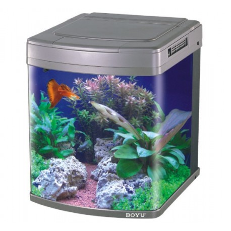 AQUÁRIO KIT, ILLUM. PCI, PRETO, 51,3x58,4x62,6 cm