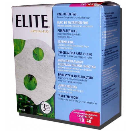ESPONJA FINA P/ELITE CRISTAL-FLO 20/40, 3UN