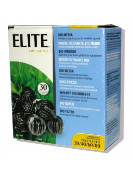 MEIO FILTRANTE BIOBOLAS ELITE CRYSTAL-FLO | PARA FILTROS 20 / 40 / 60 / 80 - 30UN