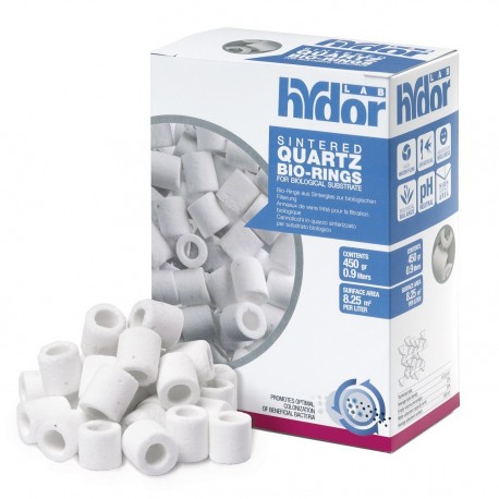 QUARTZO BIO-ANÉIS SEDIMENTO HYDOR | MATÉRIA FILTRANTE - 450GR