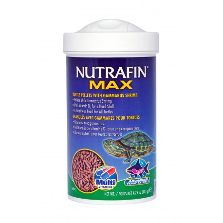 NUTRAFIN MAX TARTARUGAS | GRANULADO COM CAMARÃO GAMMARUS - 135GR
