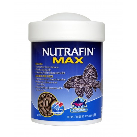 NUTRAFIN MAX PLECOS | STICKS FÓRMULA PARA PLECOS - 95GR