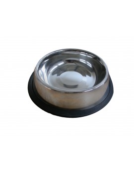 COMEDOURO INOX ANTI-DERRAPANTE - Ø15CM