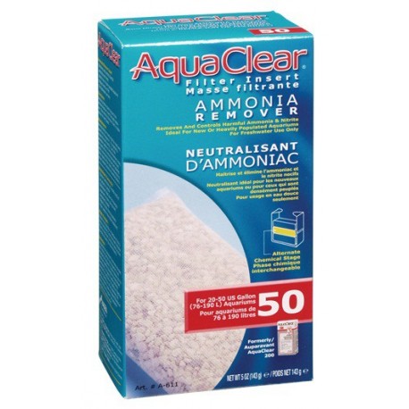 MASSA FILT. ANTI AMONIA P/AQUACLEAR 50