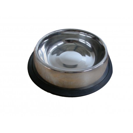 COMEDOURO INOX ANTI-DERRAP.Ã20,5CM