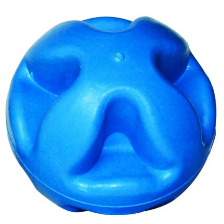 BRINQ. BOLA BORRACHA "X" AZUL