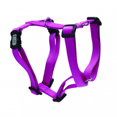 PEITORAL DUPLO AJUST ROXO, M,40/59X52/70CMX19MM