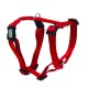 PEITORAL DUPLO AJUST VERMELHO, L,52/78CMX71/100CMX25MM