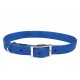 COLEIRA NYLON DUPLA AZUL,25MMX56CM