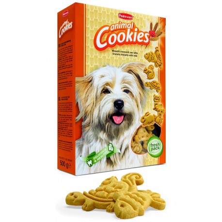 COOKIES ANIMAL | BISCOITOS CROCANTES DE LEITE P/CÃES - 400GR