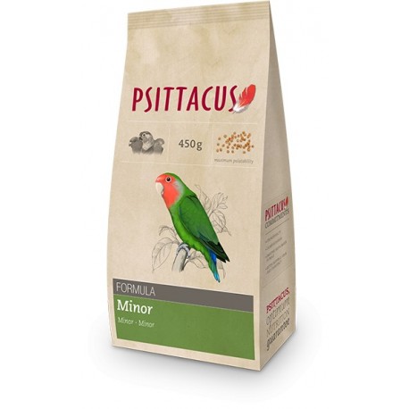 MINOR PSITTACUS | ALIMENTO FÓRMULA MANUTENÇÃO MINOR - 450GR