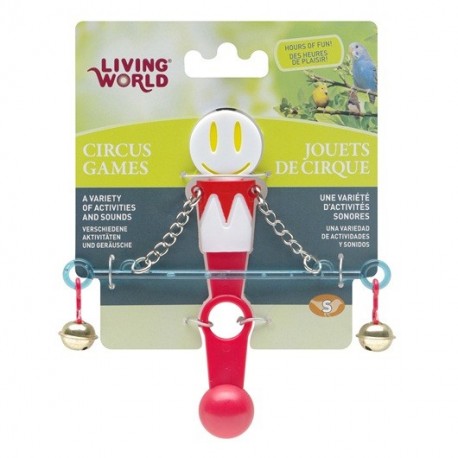BRINQ. EQUILIBRISTA LW CIRCUS VERM/BRANCO