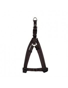 PEITORAL NYL. LISO  CARVÃO S, 33-45CMx10MM