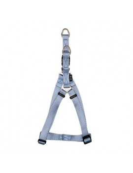 PEITORAL NYL. LISO  AZUL BEBE S, 33-45CMx10MM