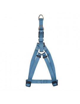 PEITORAL NYL. LISO  AZUL M, 45-55CMx15MM