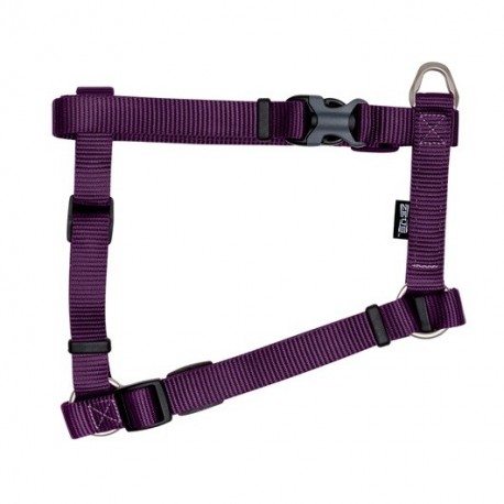 PEITORAL NYL. LISO  PURPURA L, 53-75CMx20MM
