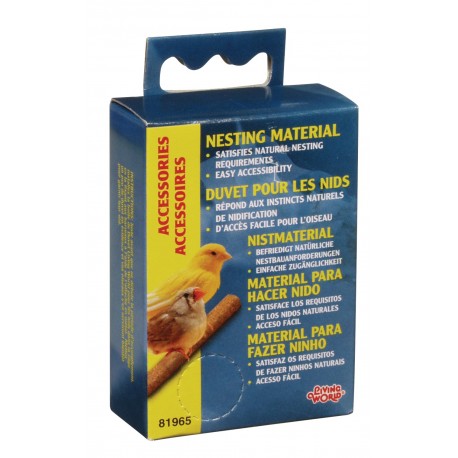 FIBRAS NATURAIS P/FAZER NINHOS | ACESSÓRIOS LIVING WORLD