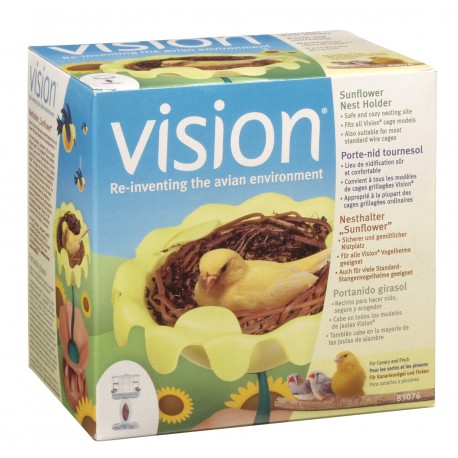 SUPORTE DE NINHO GIRASSOL | ACESSÓRIOS VISION - 11,4 X 15,2 X 15,2 CM