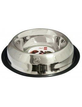 Comedouro em inox anti-derrapante 0,9L