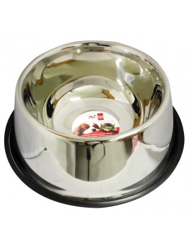 Comedouro em inox anti-derrapante Alto L