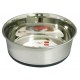 Comedouro em inox anti-derrapante super-resistente 0.30L