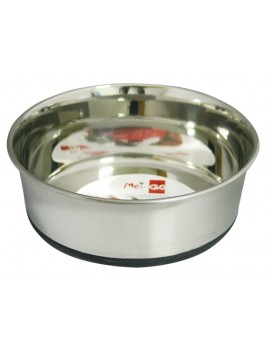 Comedouro em inox anti-derrapante super-resistente 0.30L