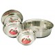Comedouro em inox anti-derrapante super-resistente 0.90L