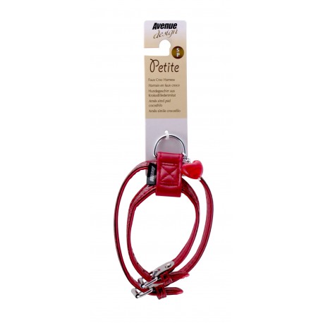 PEITORAL CROC, VERM, 15-20CMX11MM