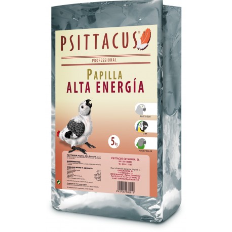 HIGH ENERGY HAND FEEDING PSITTACUS | PAPA ALTA ENERGIA - 5KG