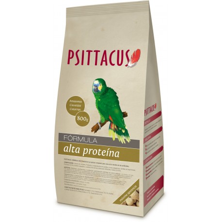 HIGH PROTEIN PSITTACUS | ALIMENTO FÓRMULA MANUTENÇÃO ALTA PROTEÍNA - 800G