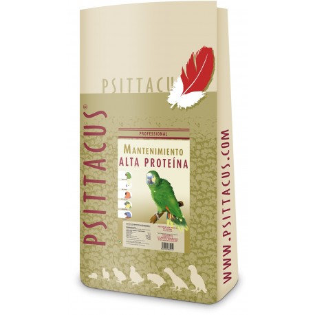 HIGH PROTEIN PSITTACUS | ALIMENTO FÓRMULA MANUTENÇÃO ALTA PROTEÍNA - 12KG