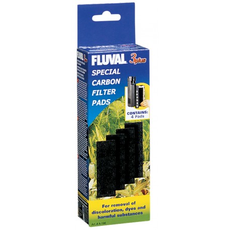 CARVAO P/FLUVAL 3 "PLUS" 4 UNID.