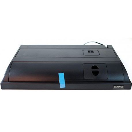 TAMPA AQUARIO 60x30cm. 15w - PRETO